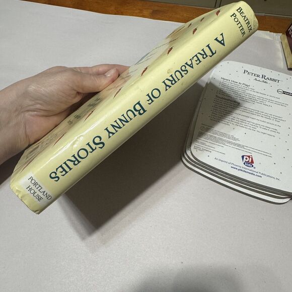 Beatrix Potter Book Lot Treasury Of Bunny Stories & Kohls Peter Rabbit Plush - Picture 11 of 15